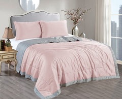 Edredón CasaTex Seda Cool Collection - 3000 Hilos Rosa Claro