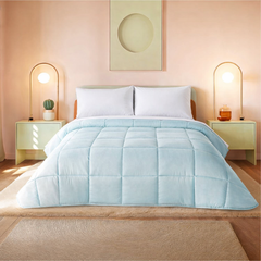 Combo de Edredón Essencial doble vista Blanco - Beige