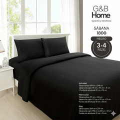Juego de Sábanas G&B Home 1800 Hilos