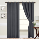 Cortina Blackout Thermal Victoria - G&B Home Gris Oscuro
