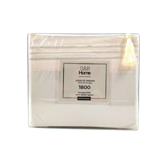 Juego de Sábanas G&B Home 1800 Hilos King Size - Perla