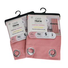 Cortina Blackout Thermal Victoria - G&B Home Salmon