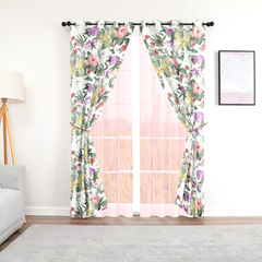 Cortina Blackout Thermal - Alina 8 Coral / Lila