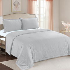 Edredón CasaTex Premier Cool Collection - 2500 Hilos Gris Perla