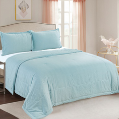 Edredón CasaTex Premier Cool Collection - 2500 Hilos Azul Cielo