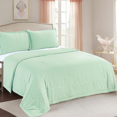 Edredón CasaTex Premier Cool Collection - 2500 Hilos Verde Menta