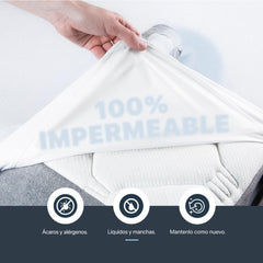 Protector de Colchon Impermeable Algodon King Size - Monserrat