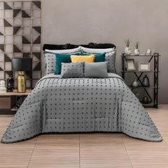 Edredón Luxury Enzo Gris