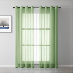 Cortina Tergal Lisa - Ruby Verde