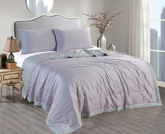 Edredón CasaTex Seda Cool Collection - 3000 Hilos Gris Demin