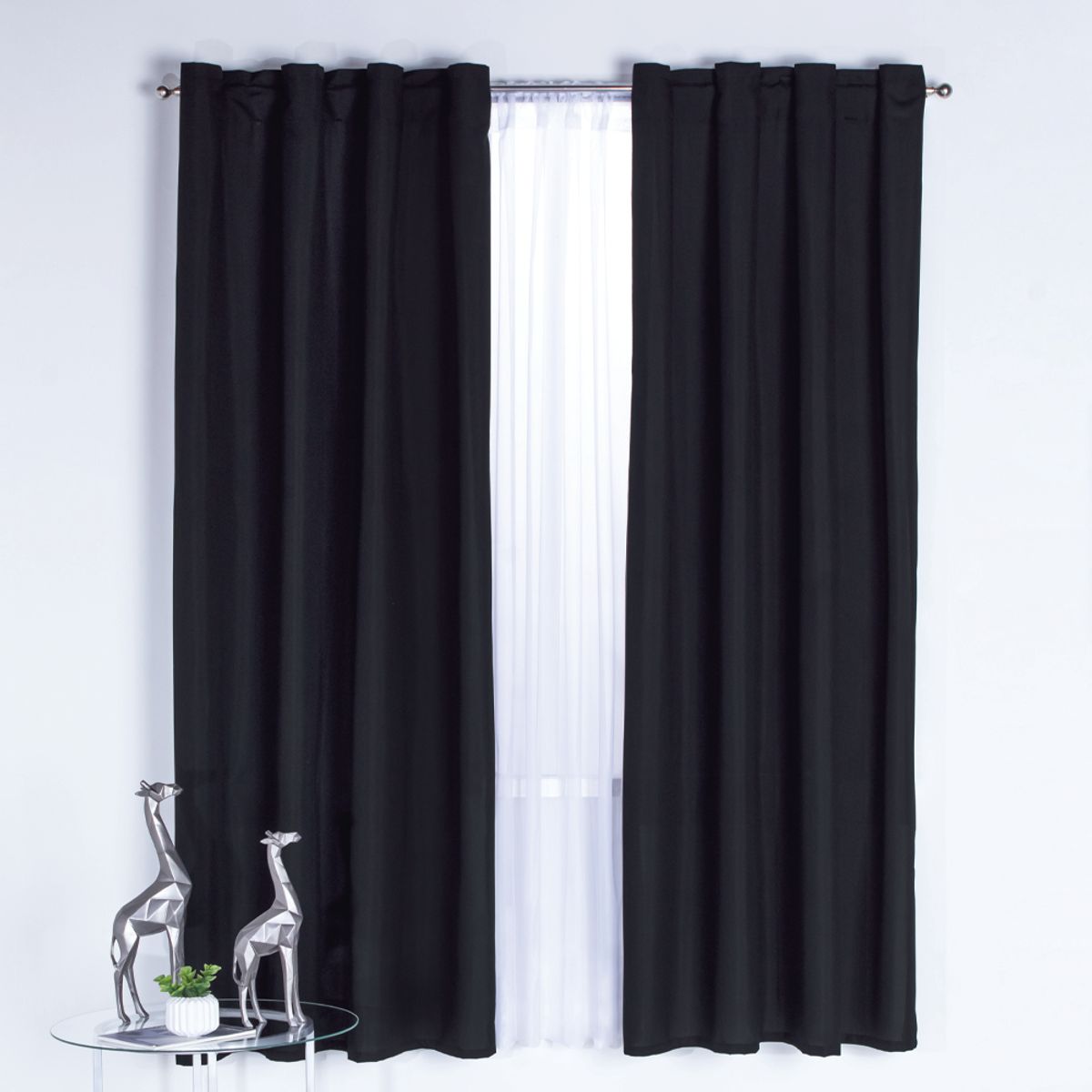 Cortina Suavitec Neo Larga Negro