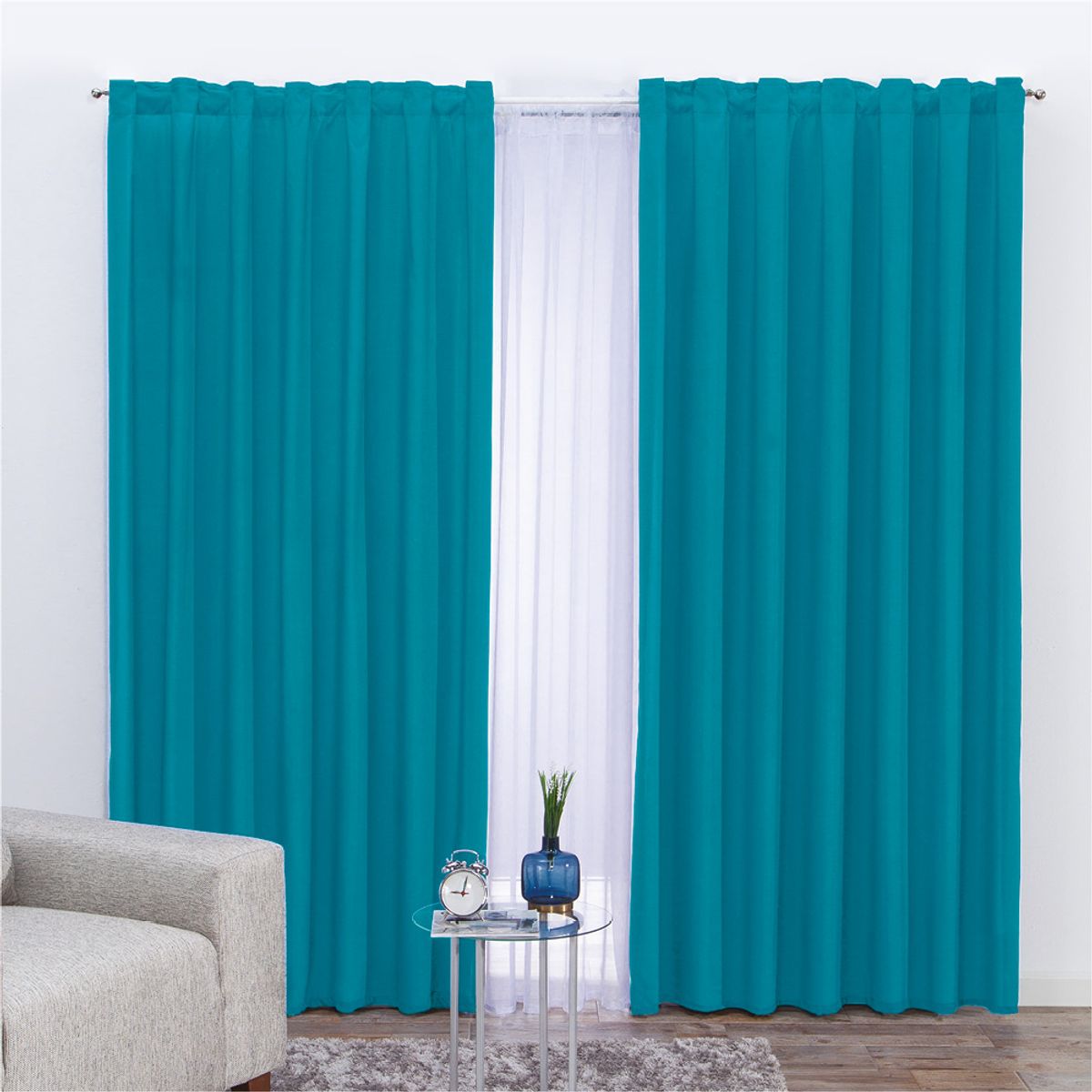 Cortina Suavitec Neo Larga Esmeralda