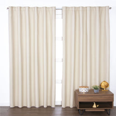 Cortina térmica noche y día Corta Beige