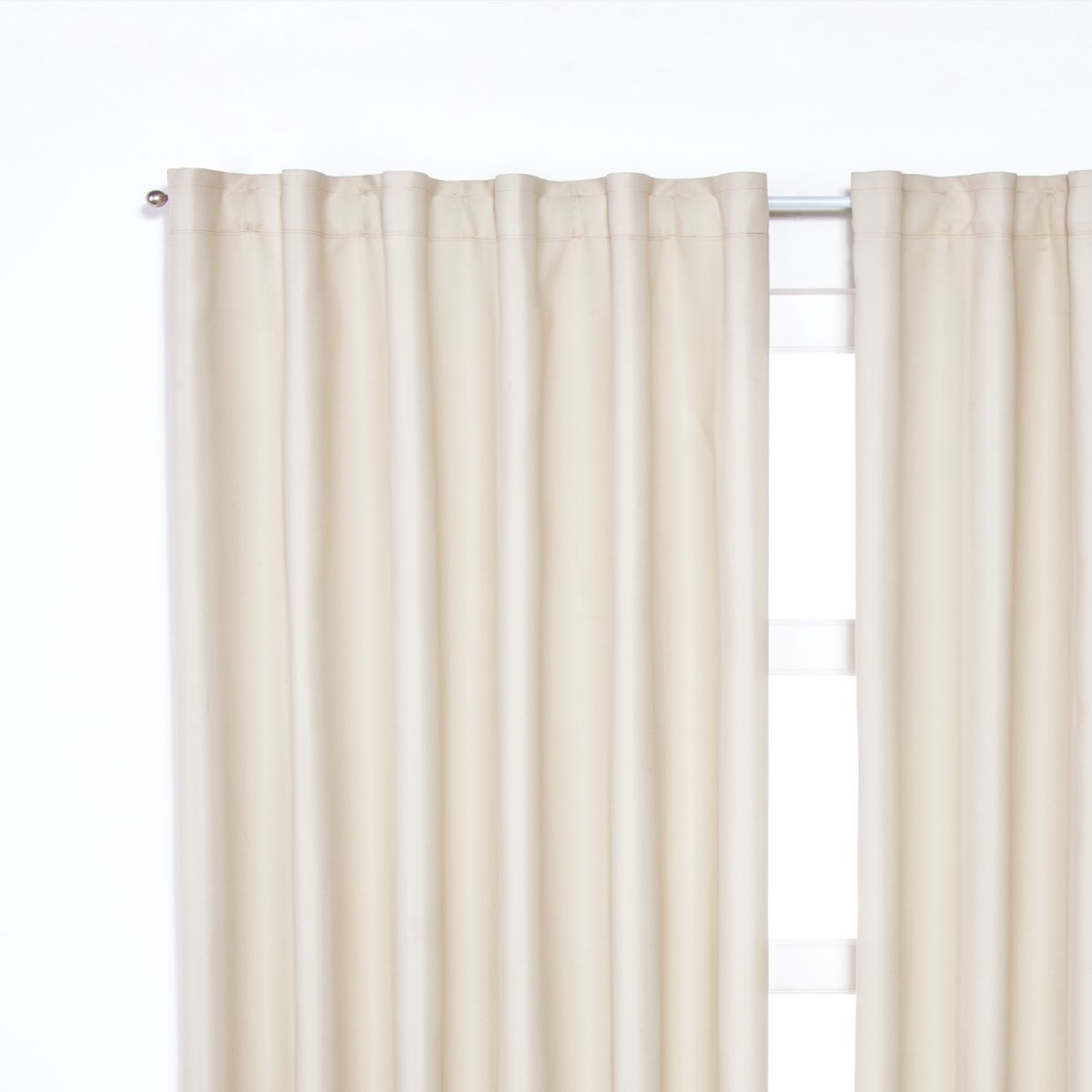 Cortina térmica noche y día Corta Beige