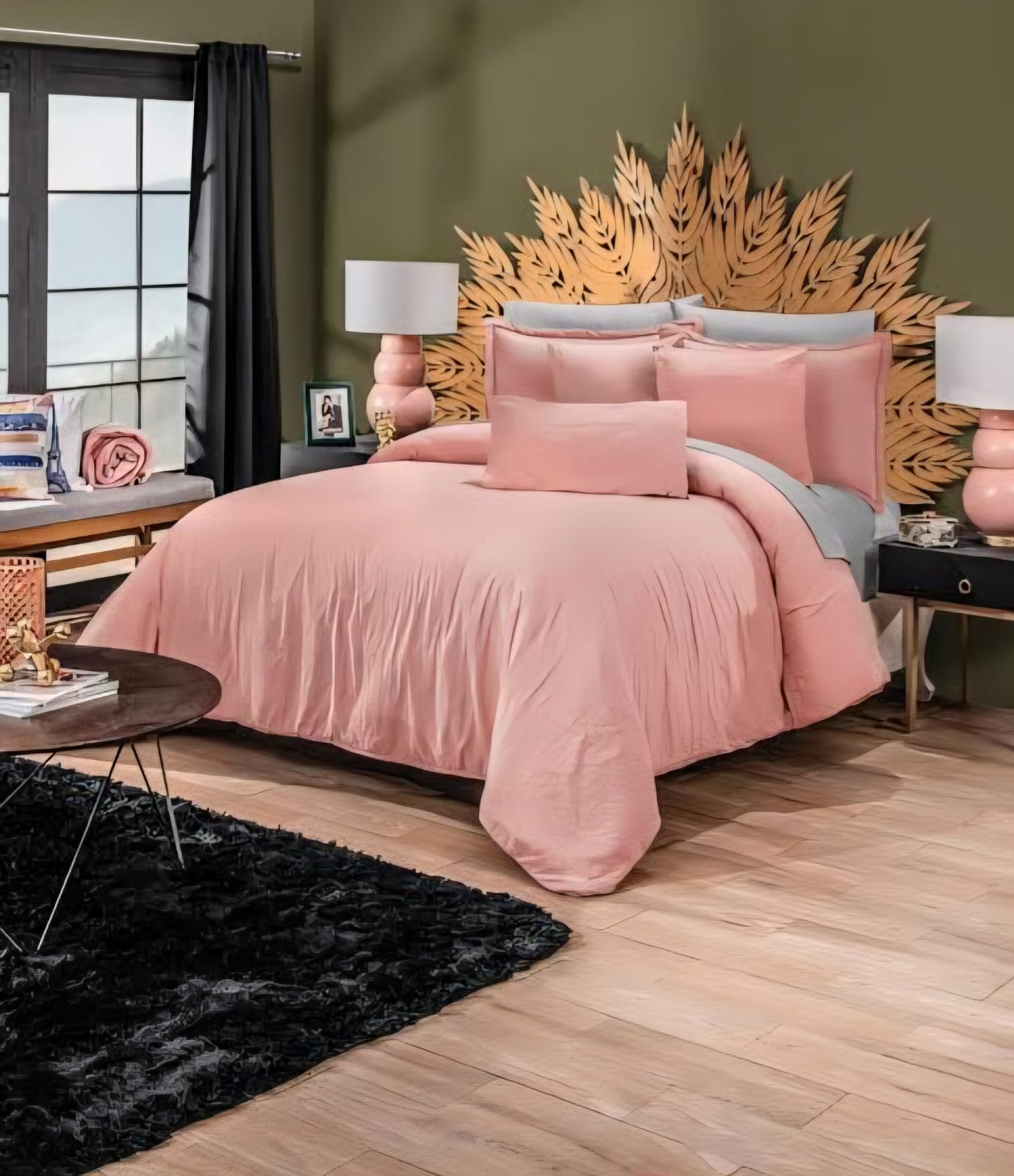 Edredon Duvet Linen Irina Rosa