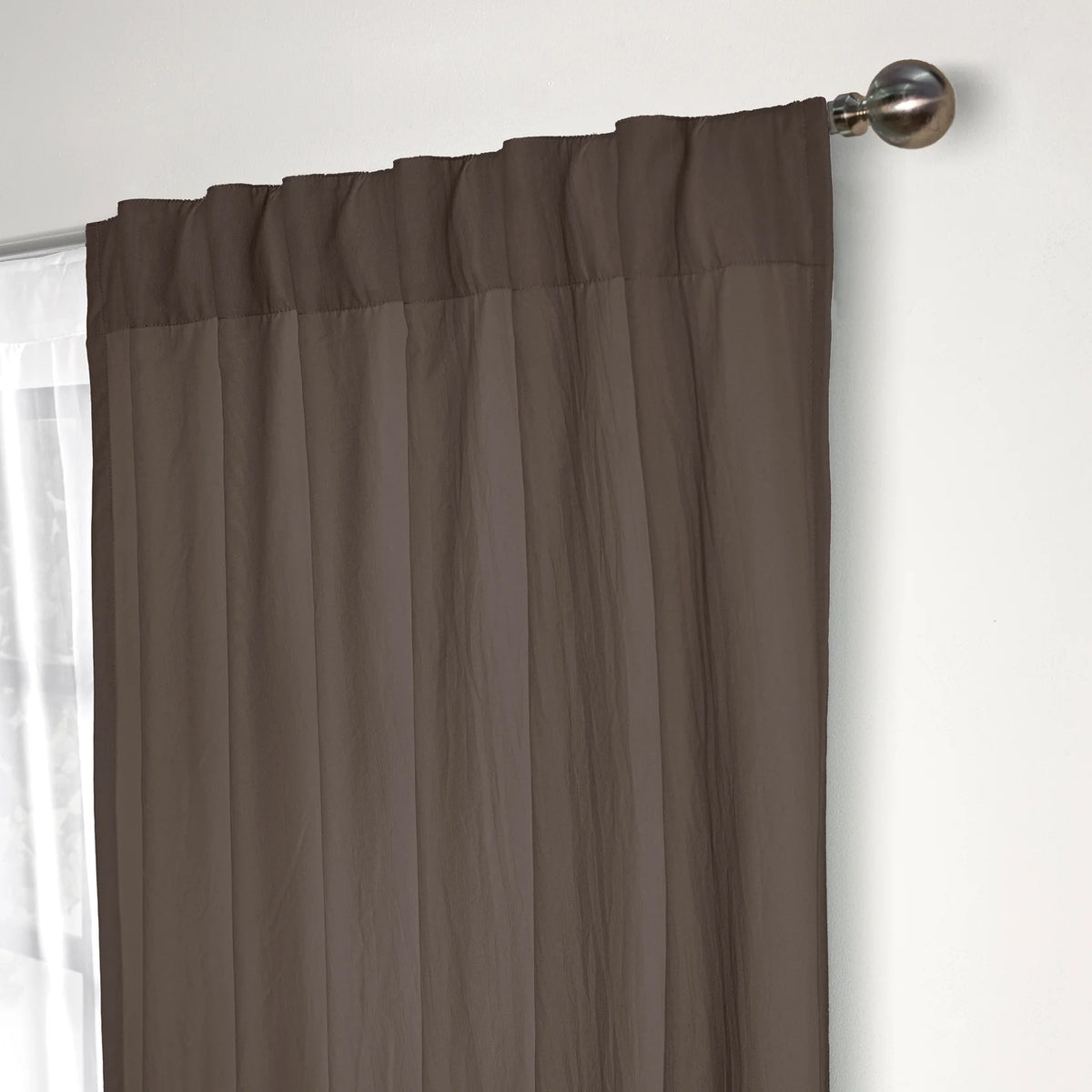 Cortina viasoft Washed Corta Coffee
