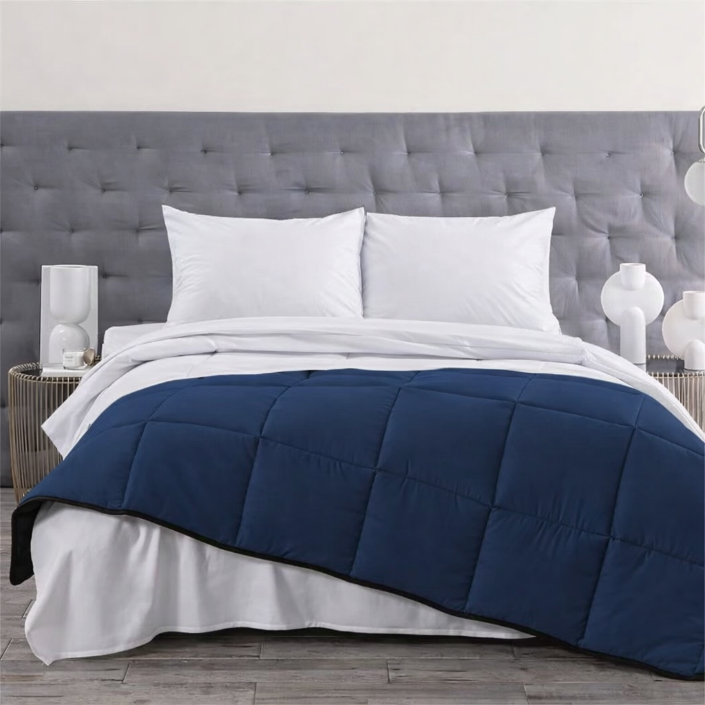 Combo de Edredón Essencial doble vista Blanco - Beige