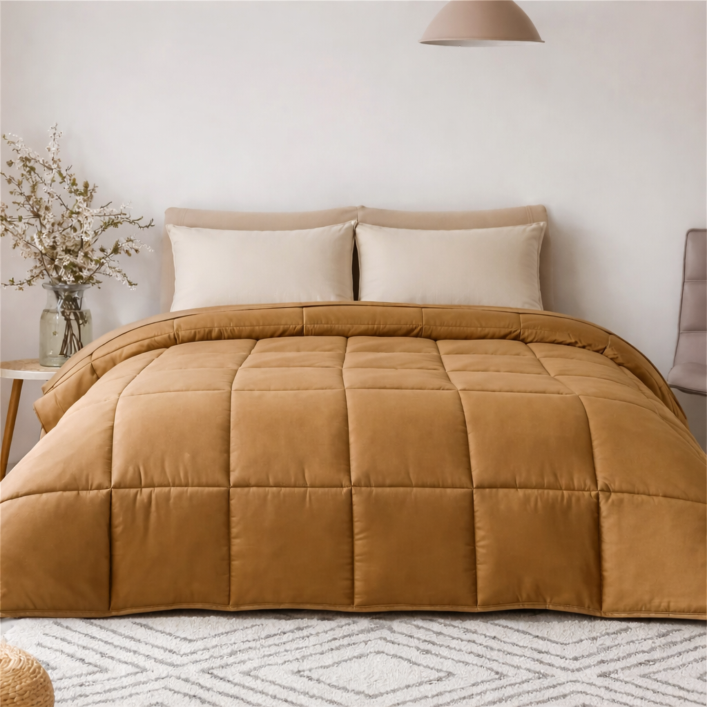 Combo de Edredón Essencial doble vista Blanco - Beige