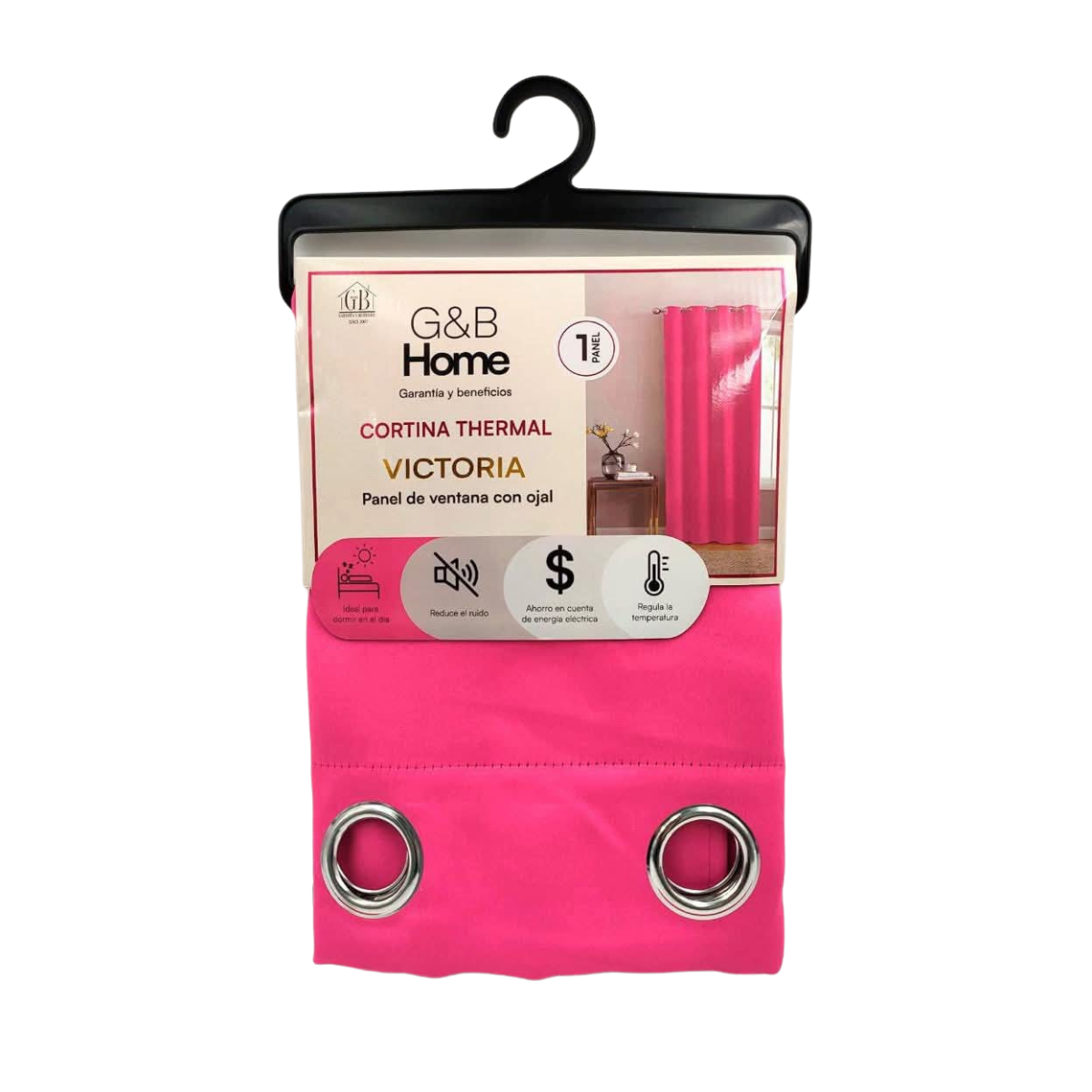 Cortina Blackout Thermal Victoria - G&B Home Fucsia