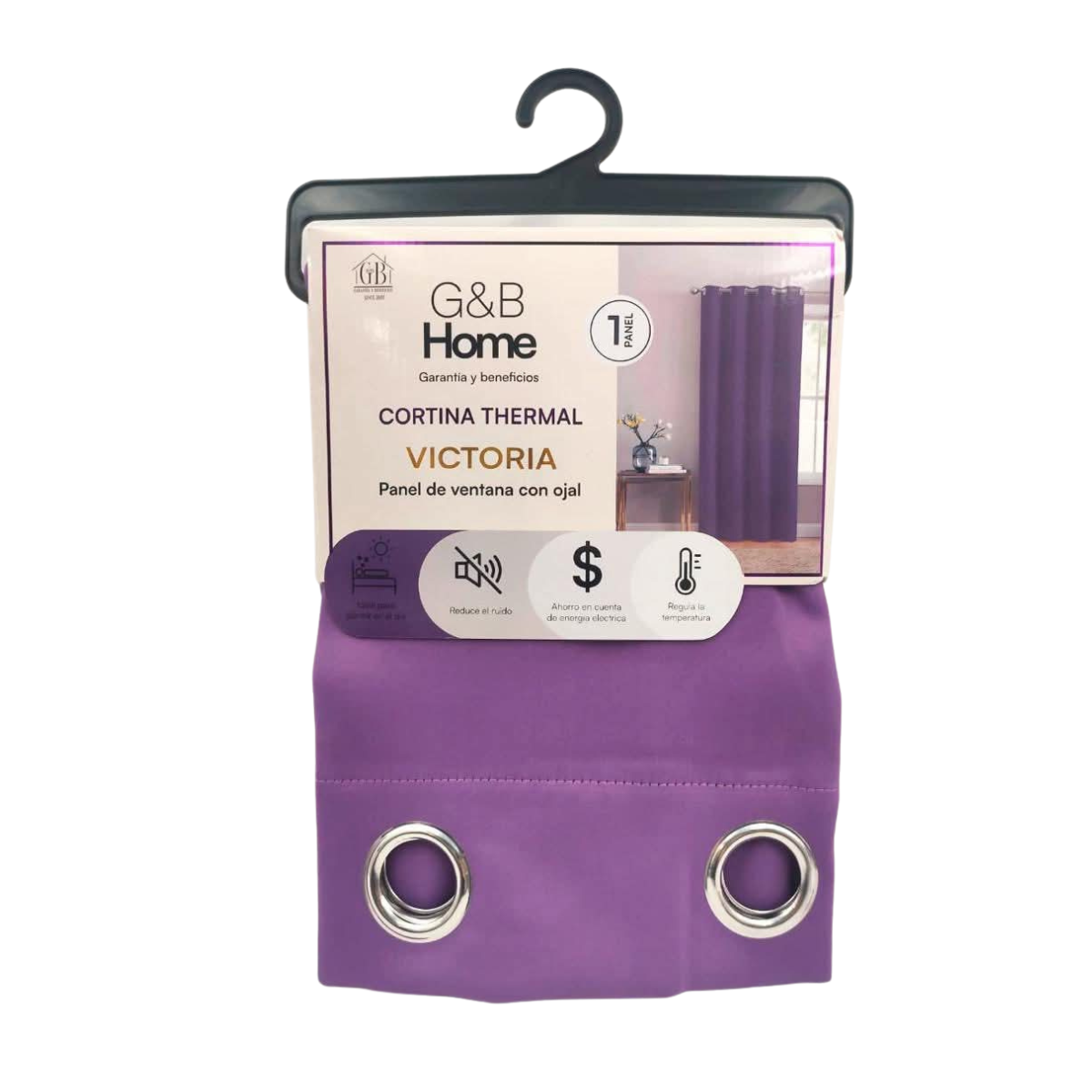 Cortina Blackout Thermal Victoria - G&B Home Morado