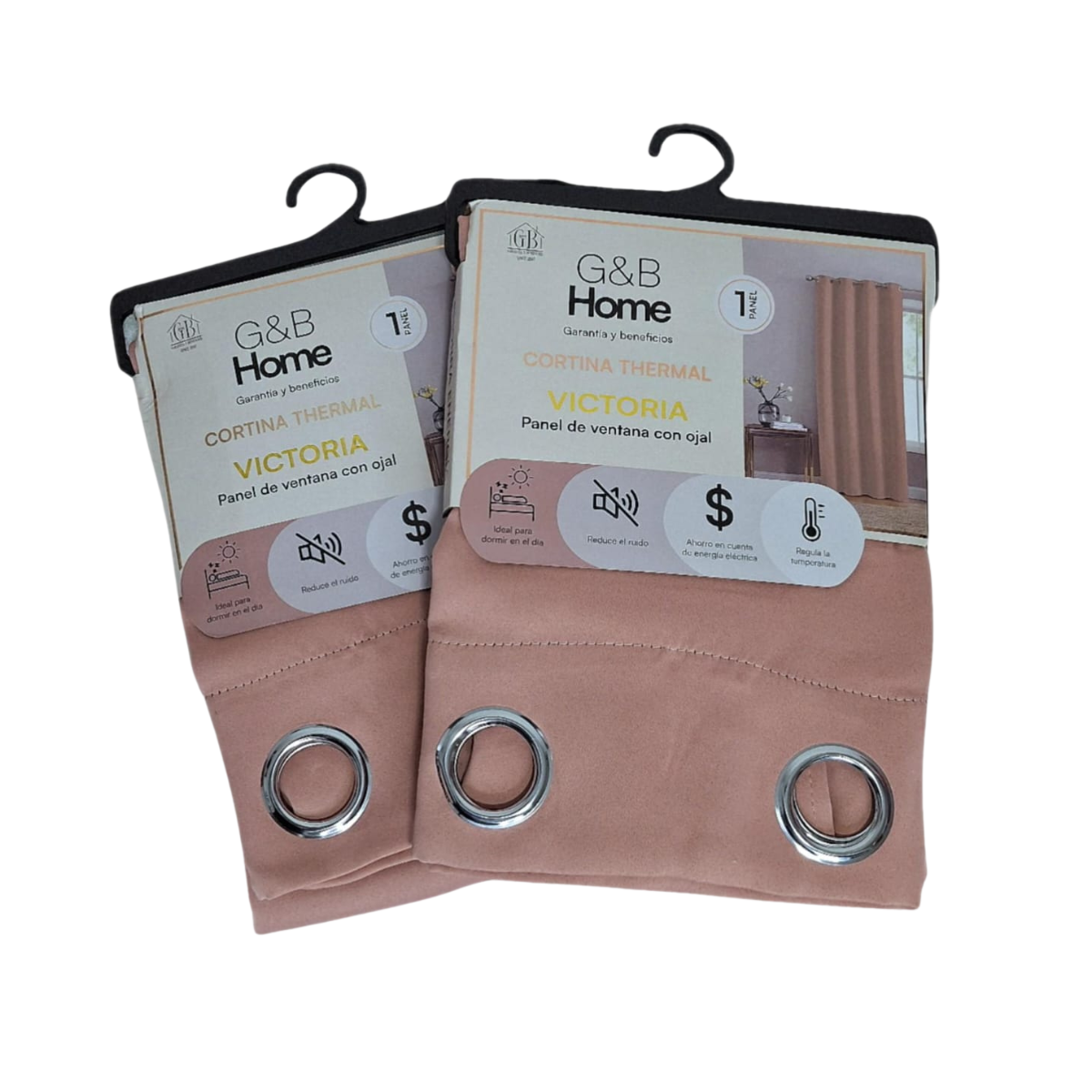 Cortina Blackout Thermal Victoria - G&B Home Rosa Palo