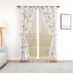 Cortina Blackout Thermal - Alina 4 Café claro / Café claro