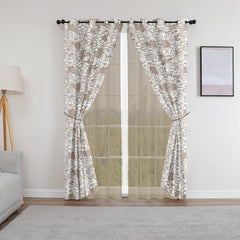 Cortina Blackout Thermal - Alina 4 Café claro / Café claro