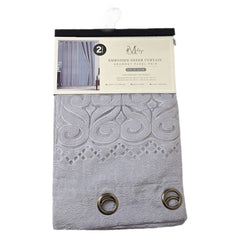 Cortina Blackout Thermal Victoria - G&B Home Gris Oscuro