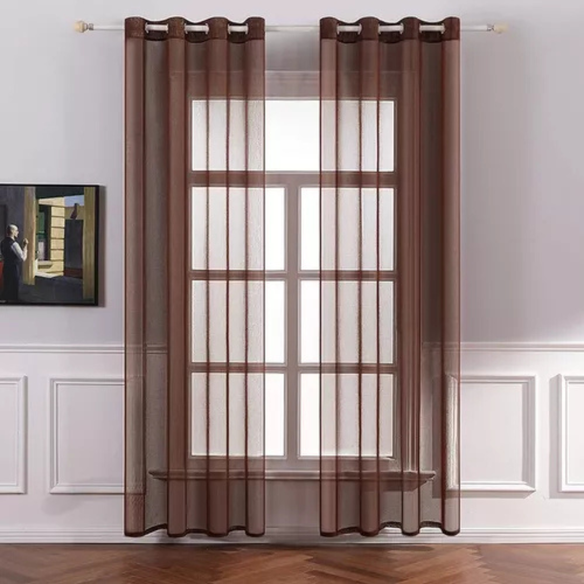 Cortina Tergal Lisa - Ruby Café