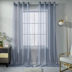 Cortina Tergal Lisa - Ruby Gris