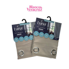 Cortina Blackout Primavera - LUNA Gris