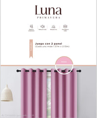 Cortina Blackout Primavera - LUNA Rosa
