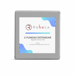 Fundas de almohada Rebeca Estándar - Oxford
